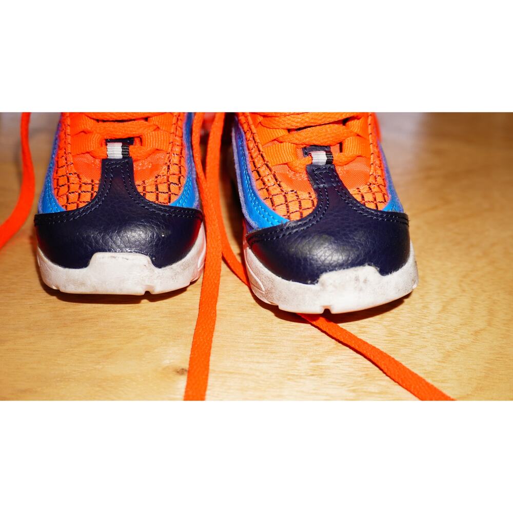 Nike Air Max 95 Toddler Size 4C Bright Crimson Amarillo Blue Kids Shoes - Picture 16 of 16
